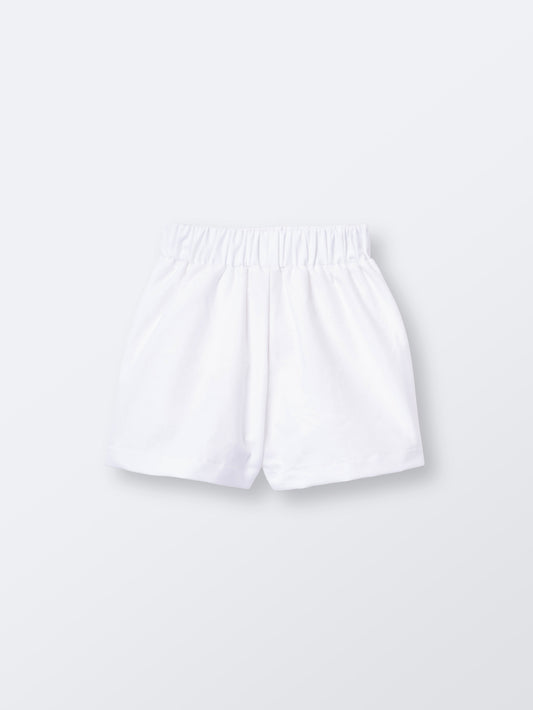 Calção Inês Branco Sarja