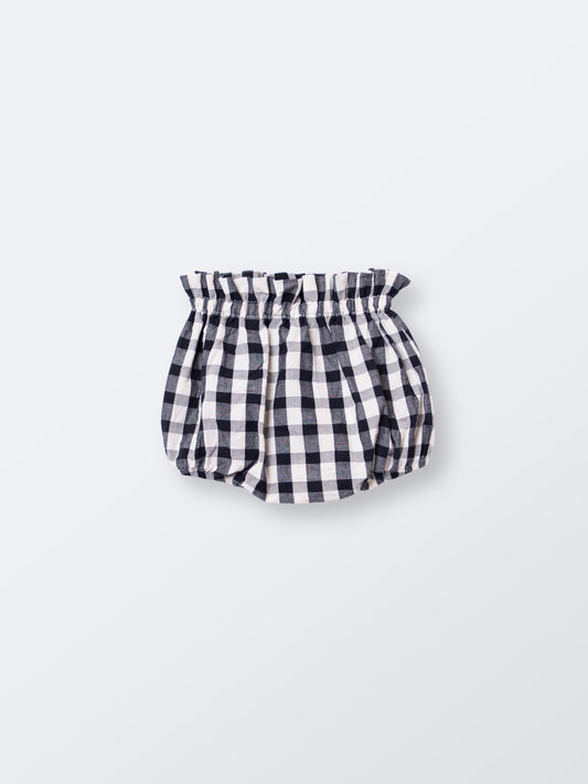 Tapa Fraldas Matilde Vichy preto e branco