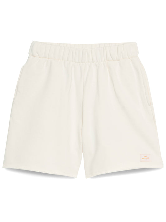 Pantalones cortos de algodón extragrandes – Beige