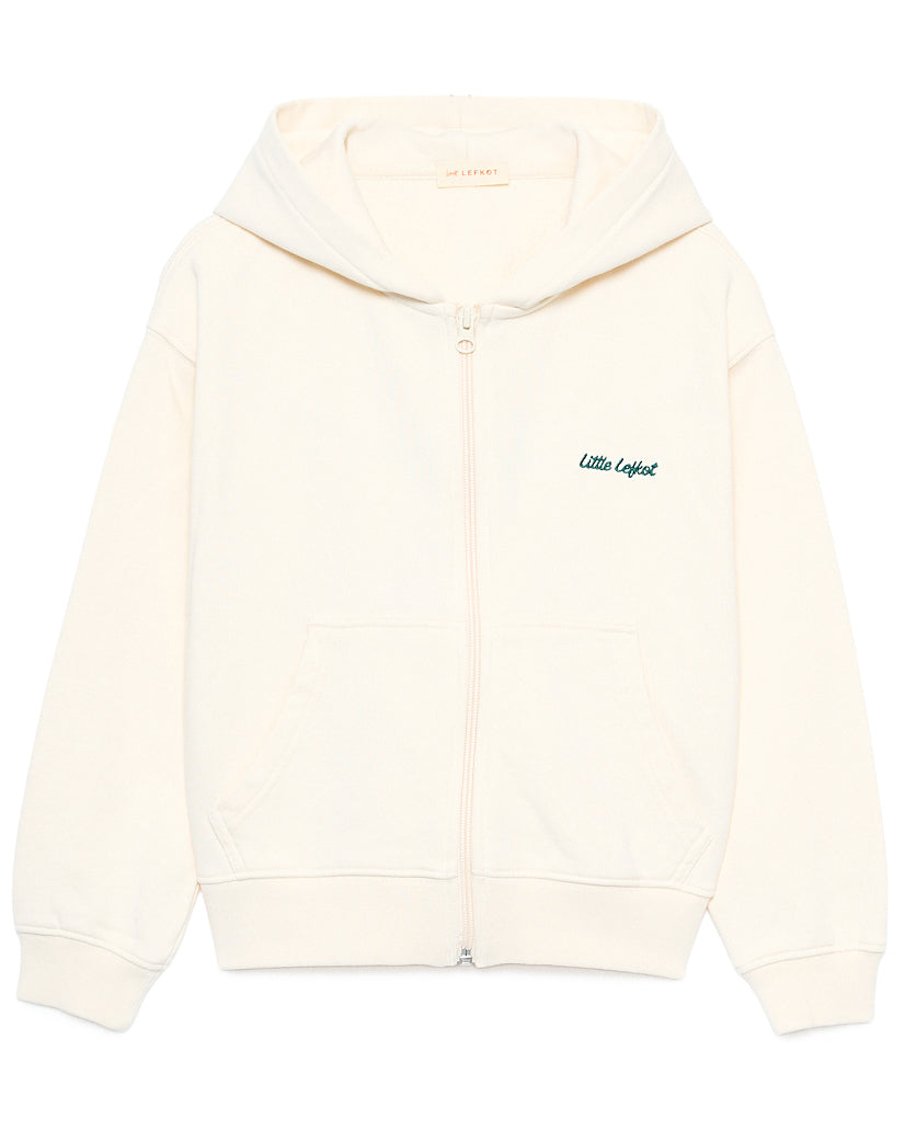 Hoodie Bege com Fecho