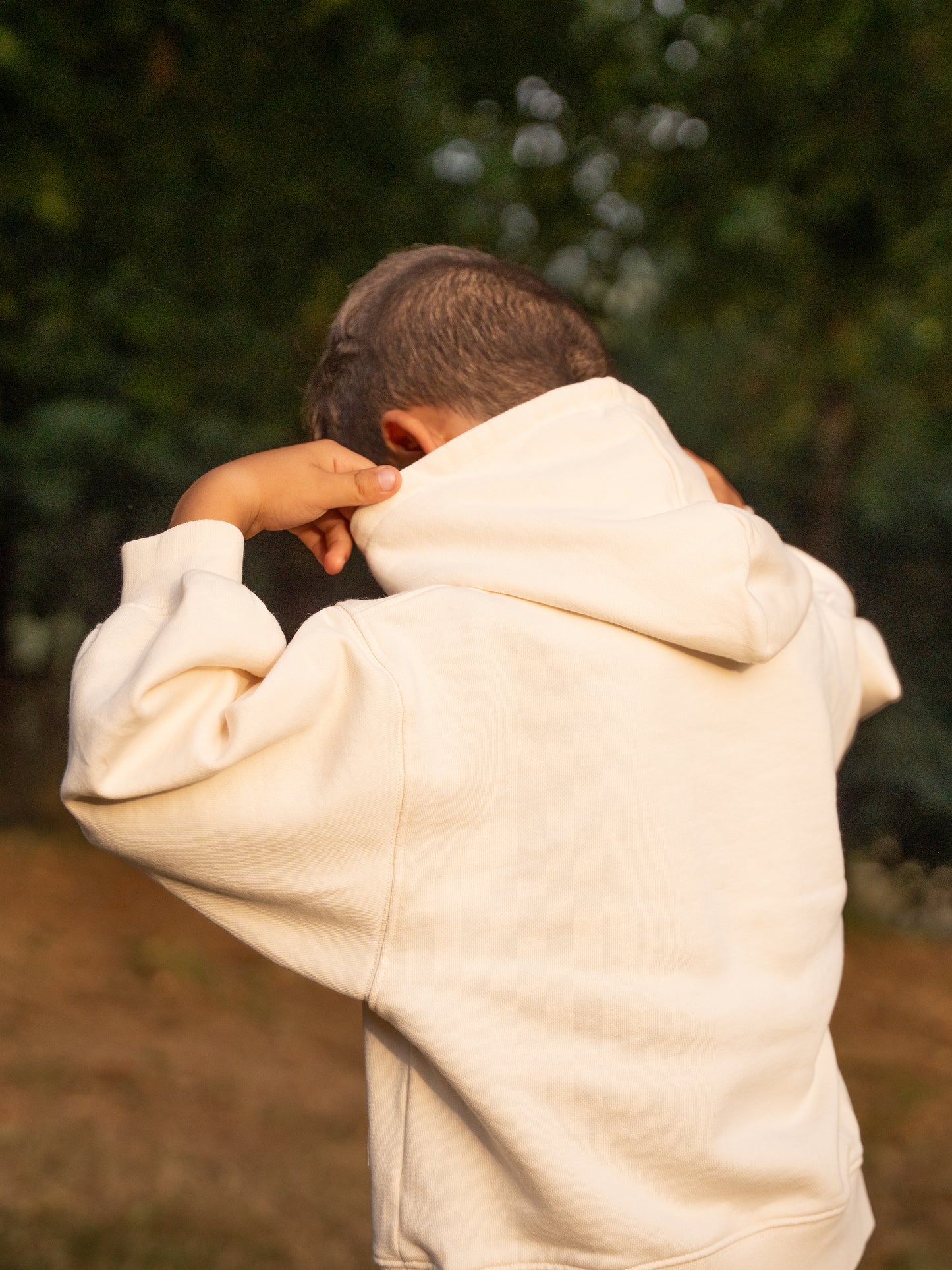 Sweatshirt Oversize com Capuz – Bege