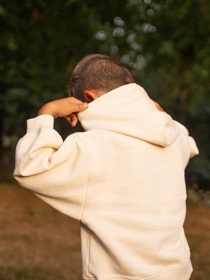 Sweatshirt Oversize com Capuz – Bege