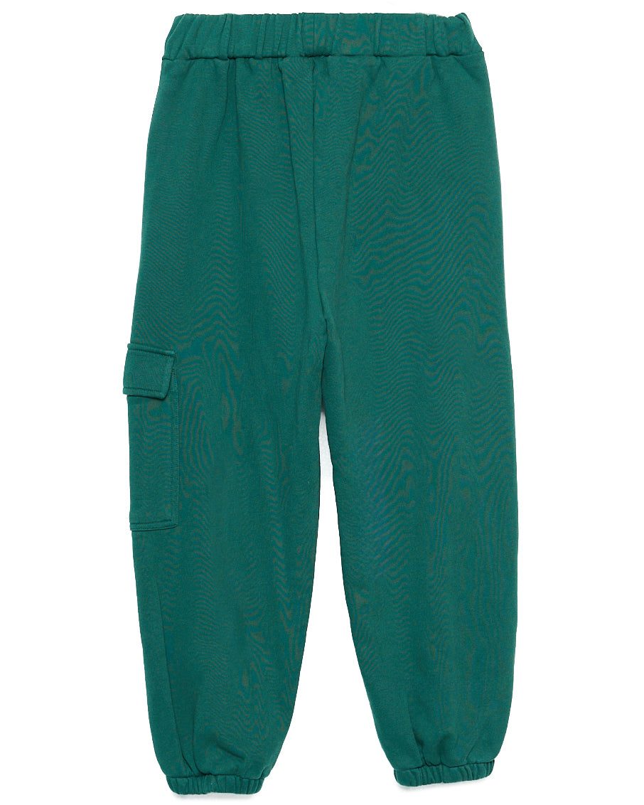 Calça Verde com Bolso Lateral