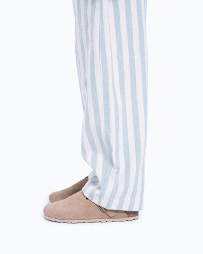 Calça Alice risca azul