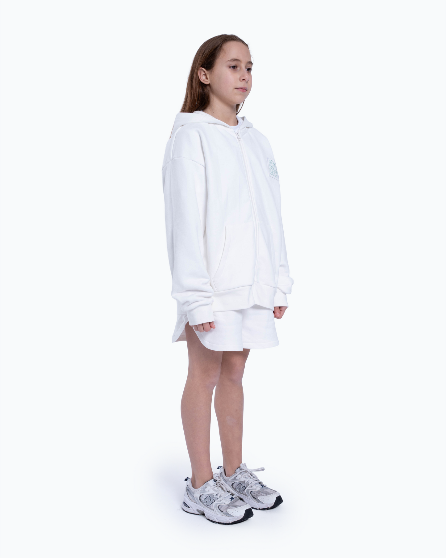 Hoodie Patch Little Lefkot Branco