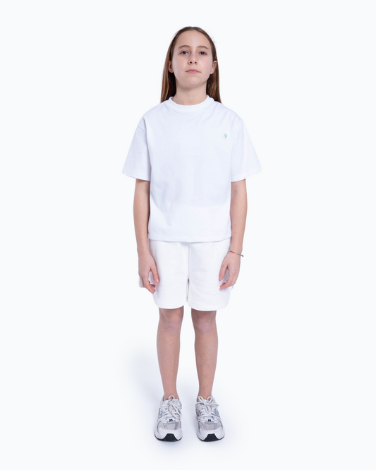 T-Shirt Patch verde agua