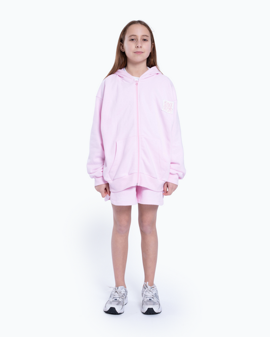 Hoodie Rosa Patch Little Lefkot