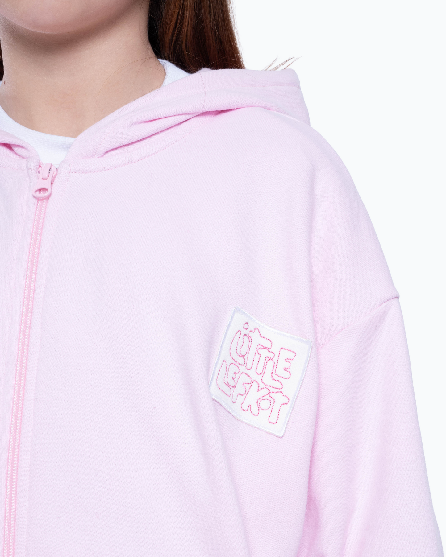 Hoodie Rosa Patch Little Lefkot
