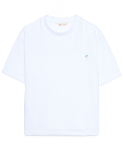 T-Shirt Patch verde agua