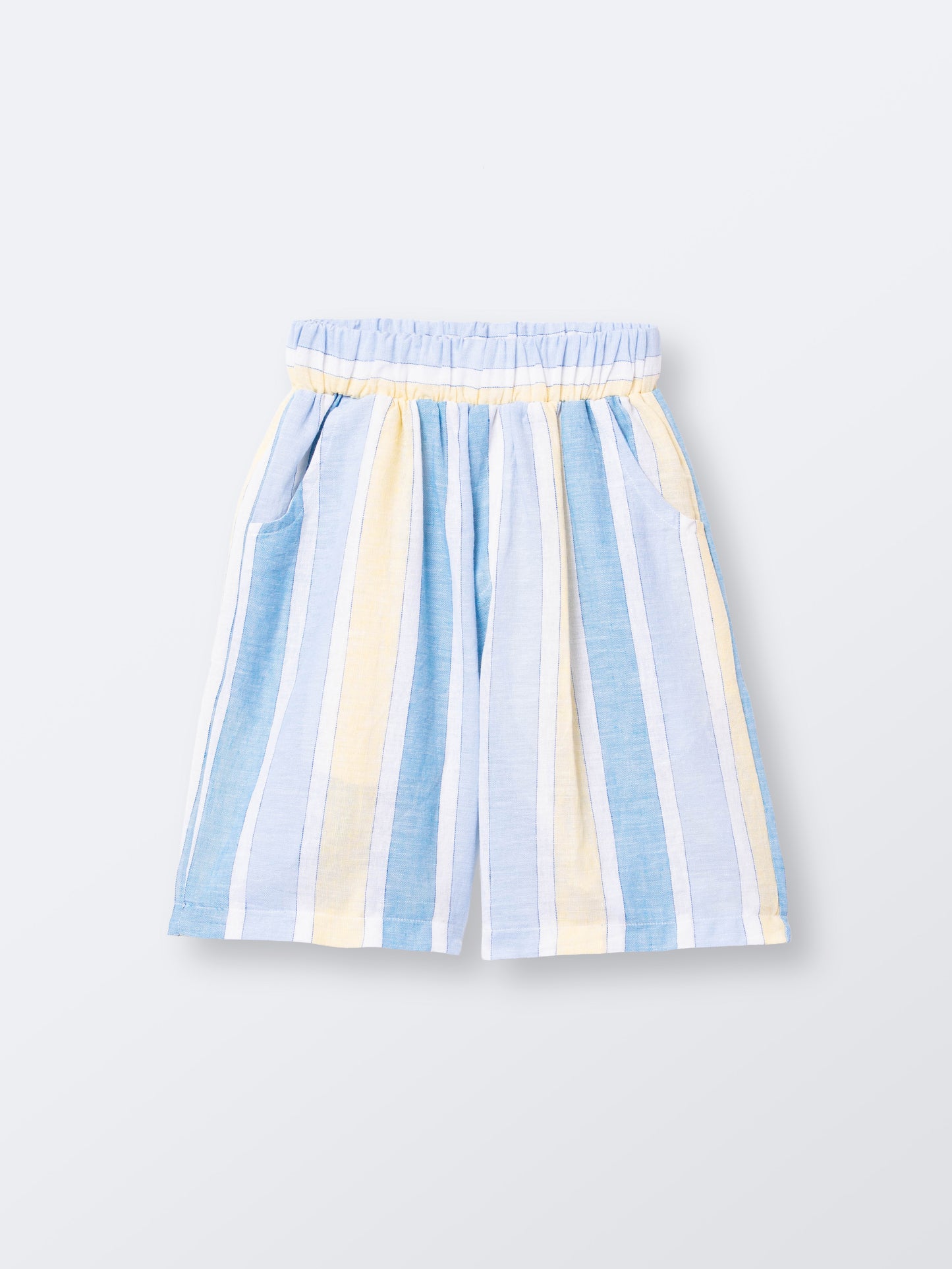 Calção Afonso Risca Azul Amarelo