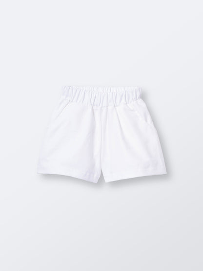 Calção Inês Branco Sarja