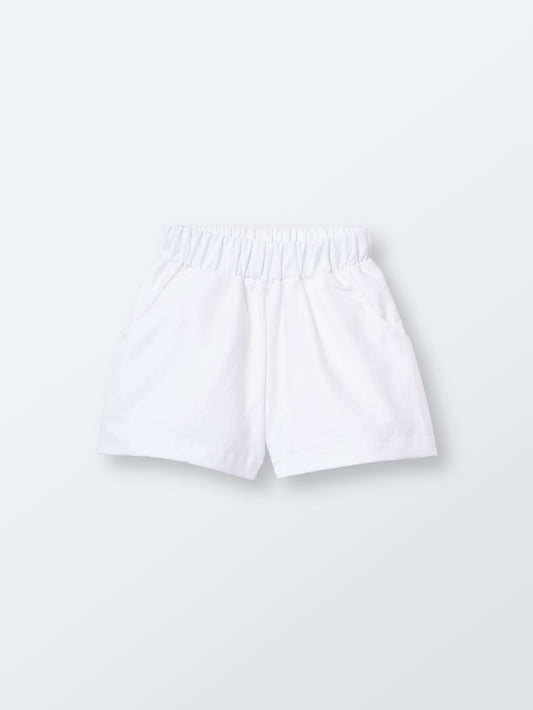 Calção Inês Branco Sarja