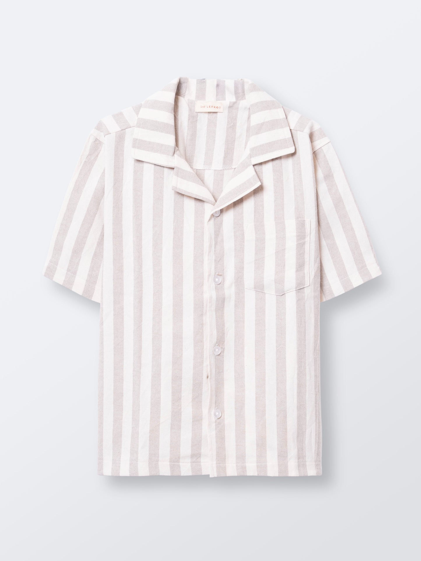 Camisa Afonso Risca Chocolate