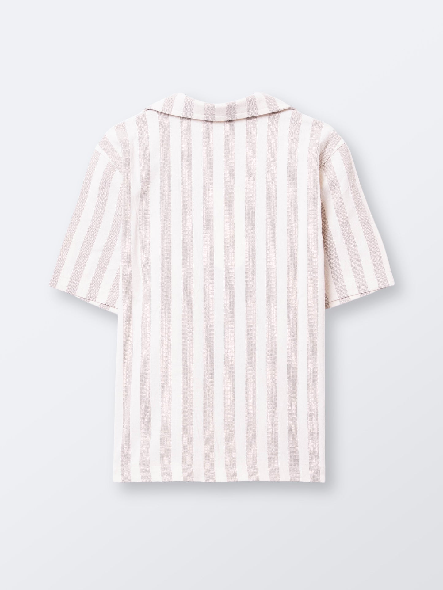 Camisa Afonso Risca Chocolate