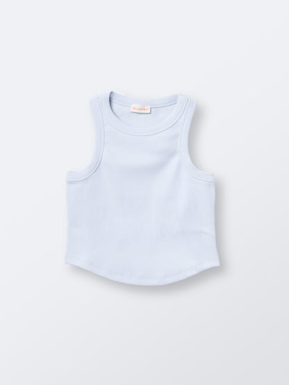 Top Jasmim Azul