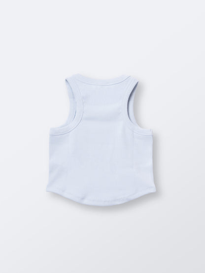 Top Jasmim Azul