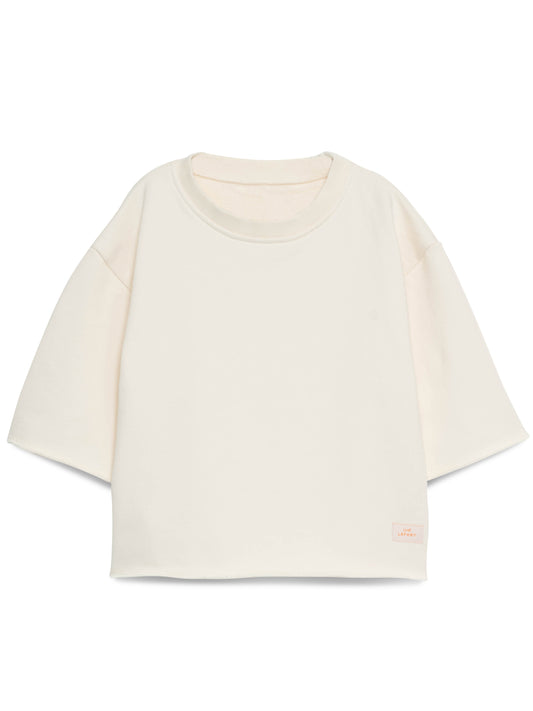 T-shirt Oversize em Algodão – Bege