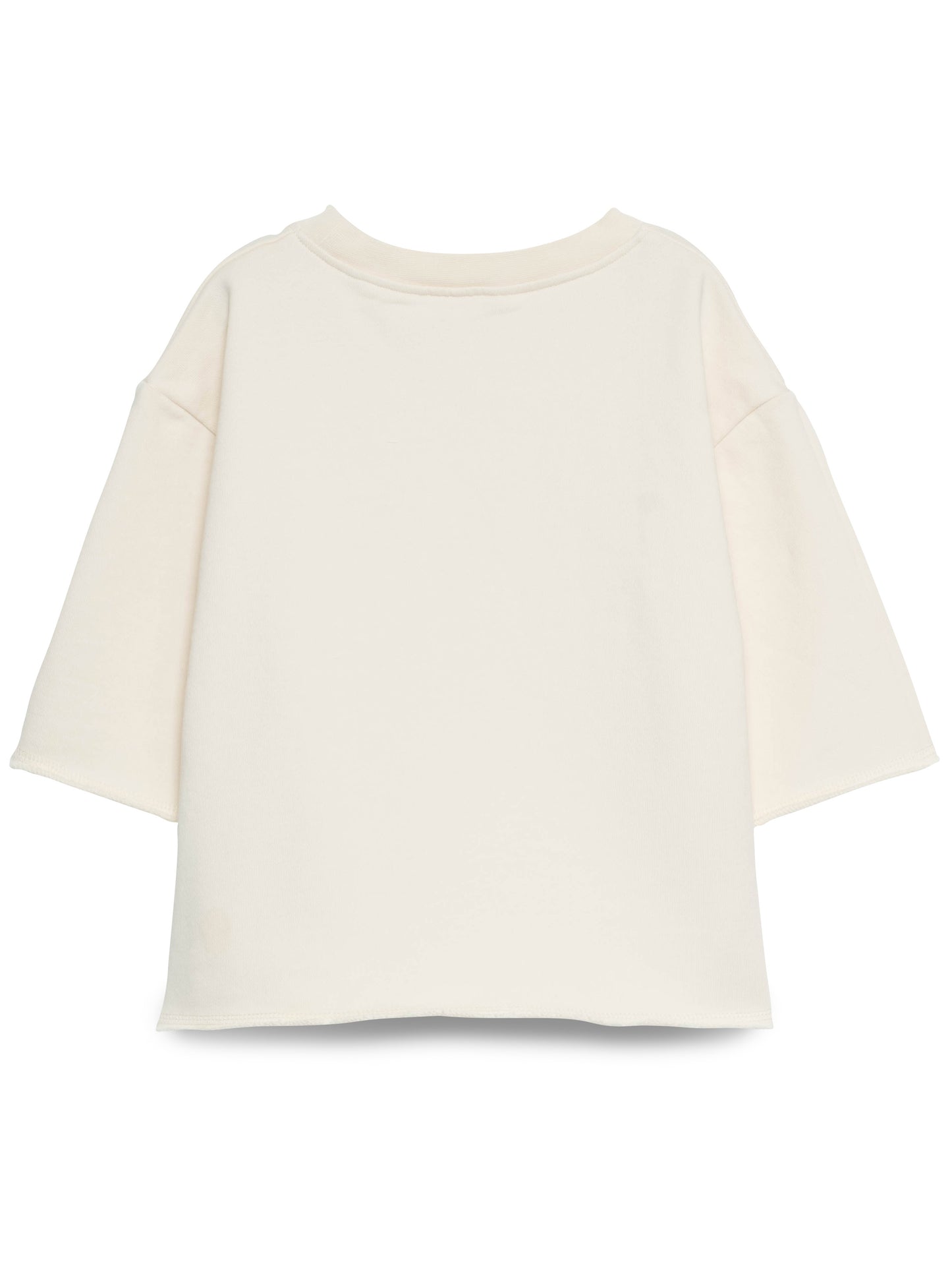 T-shirt Oversize em Algodão – Bege