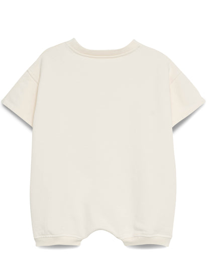 Pijama extragrande de algodón – Beige