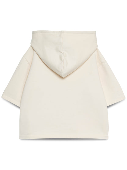 Sweatshirt Oversize com Capuz – Bege