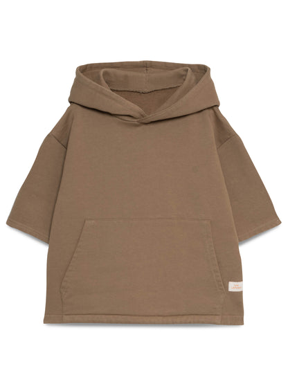 Sweatshirt Oversize com Capuz – Castanho