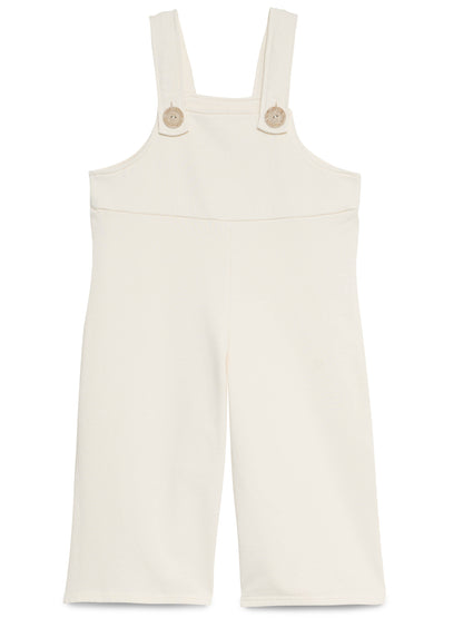 Jardineiras Oversize em Algodão – Bege