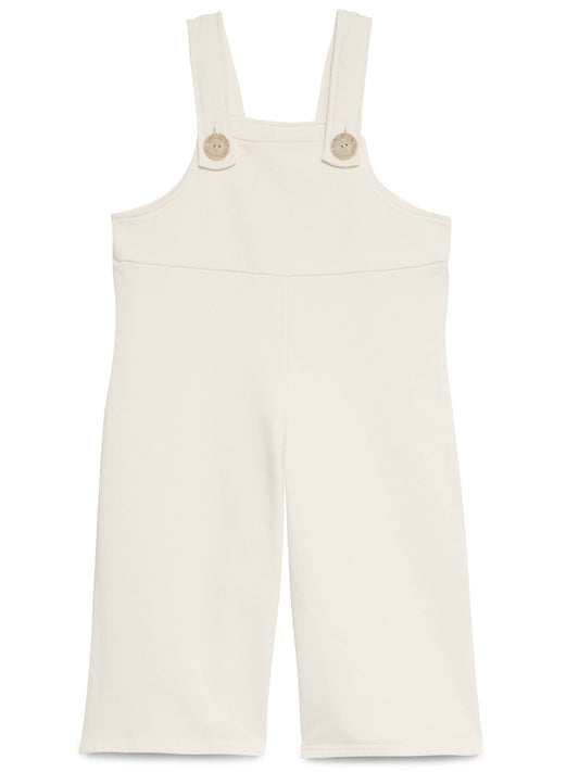 Jardineiras Oversize em Algodão – Bege