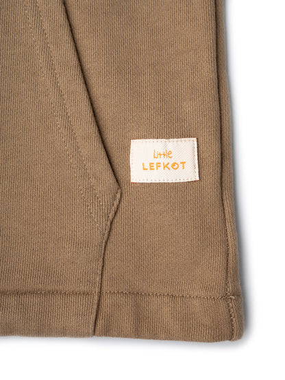 Sweatshirt Oversize com Capuz – Castanho