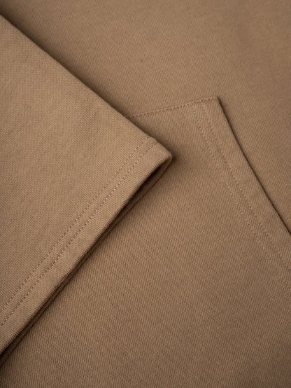 Sweatshirt Oversize com Capuz – Castanho