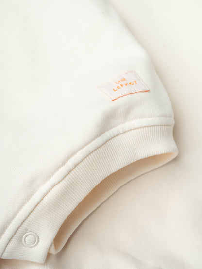 Pijama extragrande de algodón – Beige