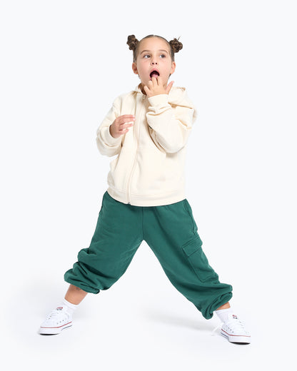 Hoodie Bege com Fecho