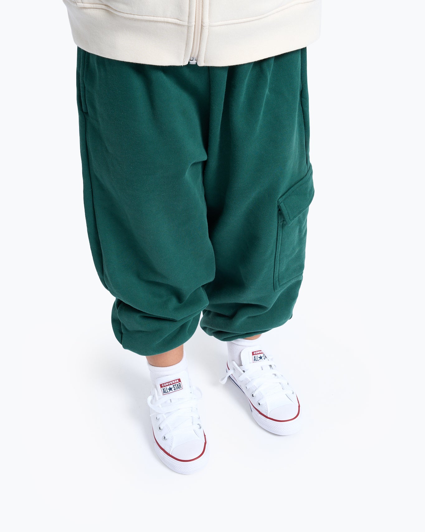 Calça Verde com Bolso Lateral